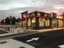 Dairy Queen-Akron Ohio-Fast Food-Retail Construction-Outside-Sunrise