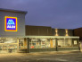 Aldi Garfield Heights Ohio Night Time View Best Grocery Store