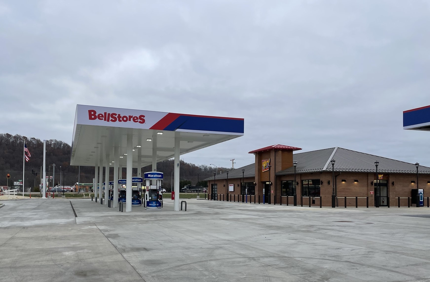 BellStores Uhrichsville Gas Pumps and Store