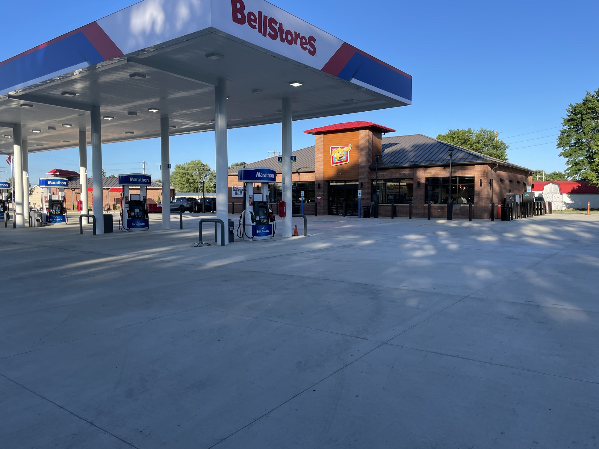 BellStores West Salem OH Gas Canopy and Storefront