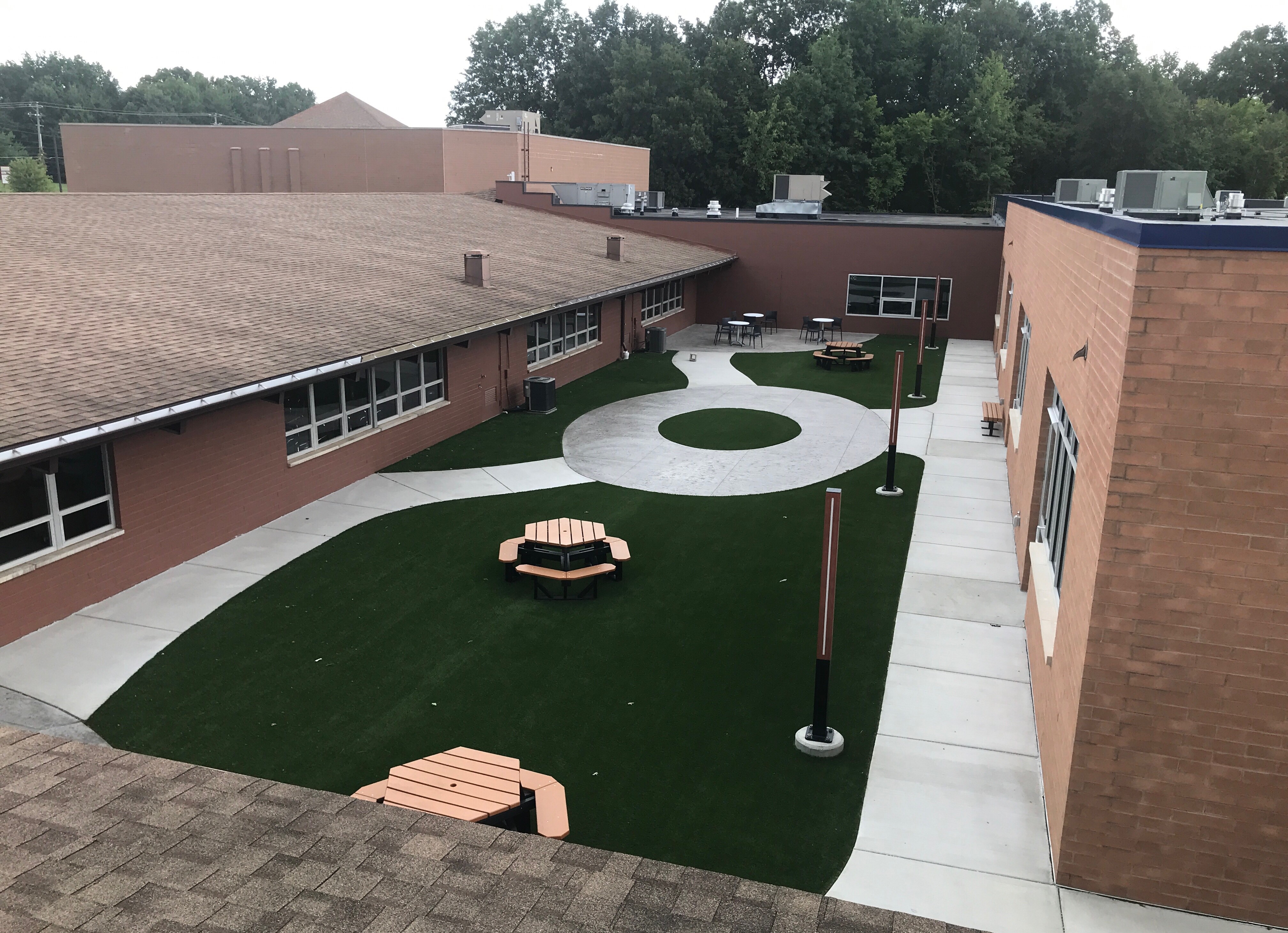 Cuyahoga Valley Christian Academy Courtyard