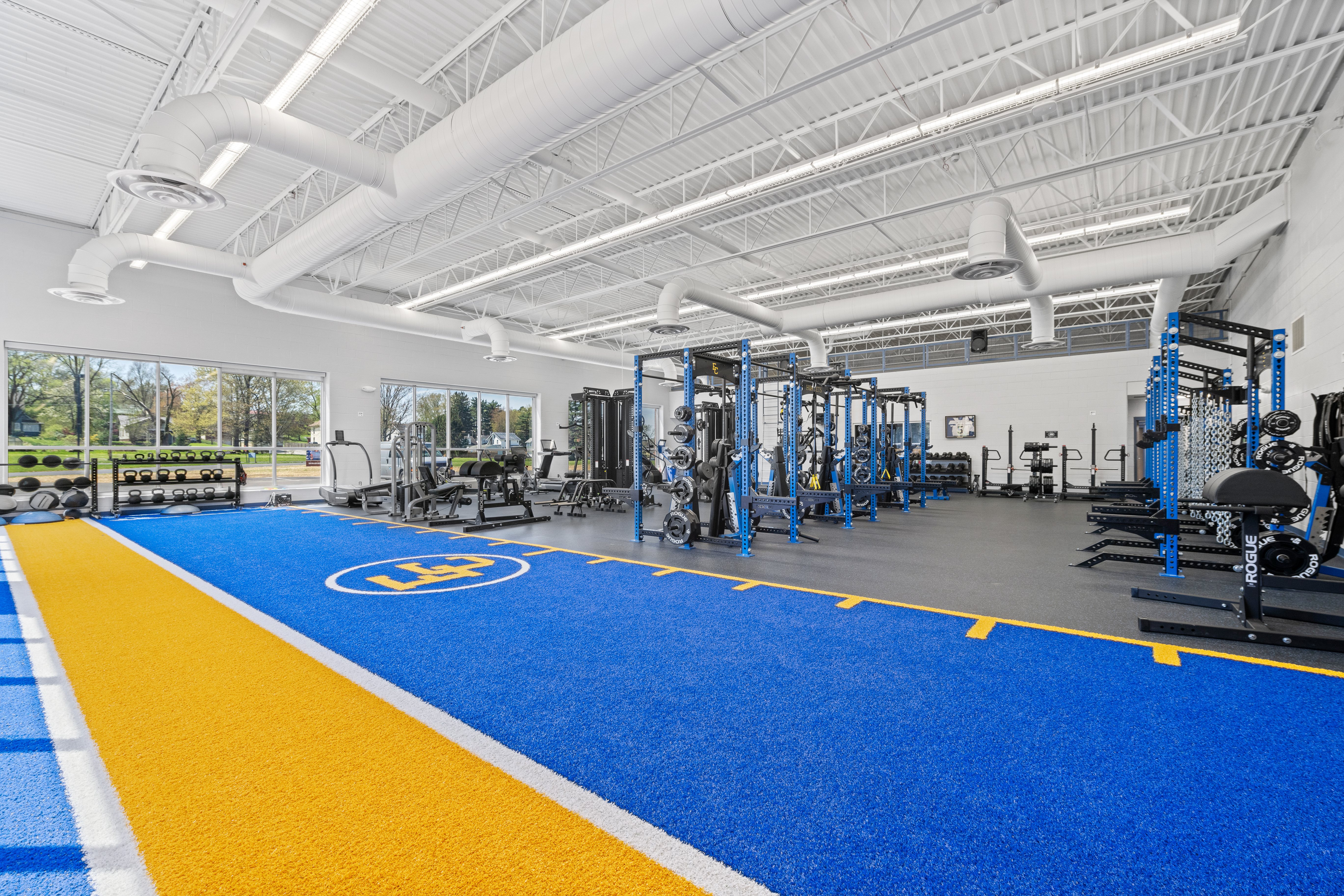 East Canton Foltz Fieldhouse Weight Room with Turf